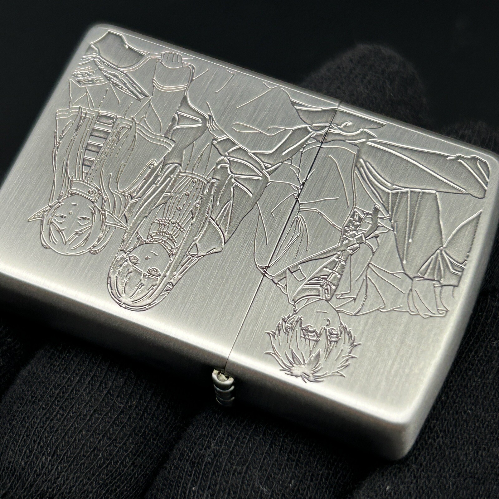 Zippo Oil Lighter Frieren Beyond Journey’s End Silver Regular Case Japan Anime