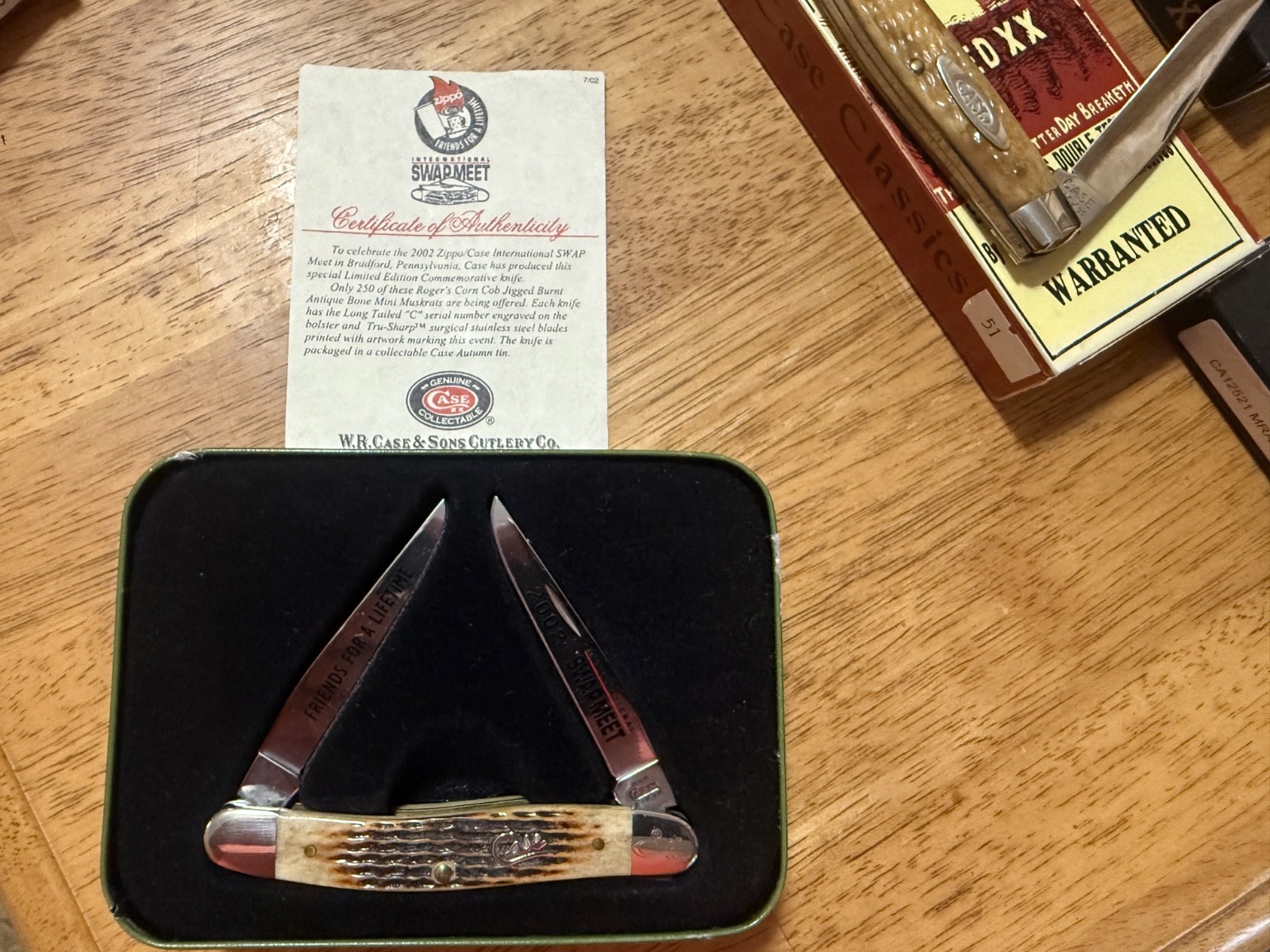 2002 Casexx Zippo International Swap Meet Muskrat w/tin