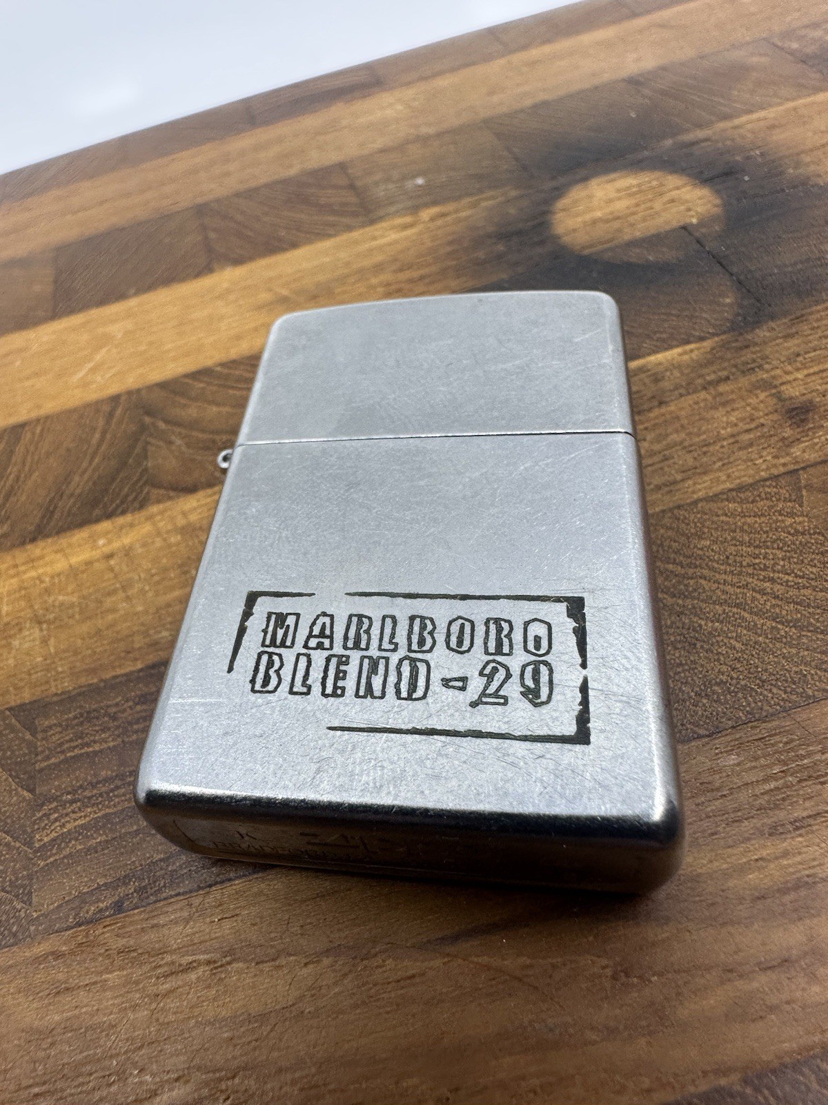 Rare Marlboro Blend 29 Zippo Lighter Used Condition With Belt Holster HTF
