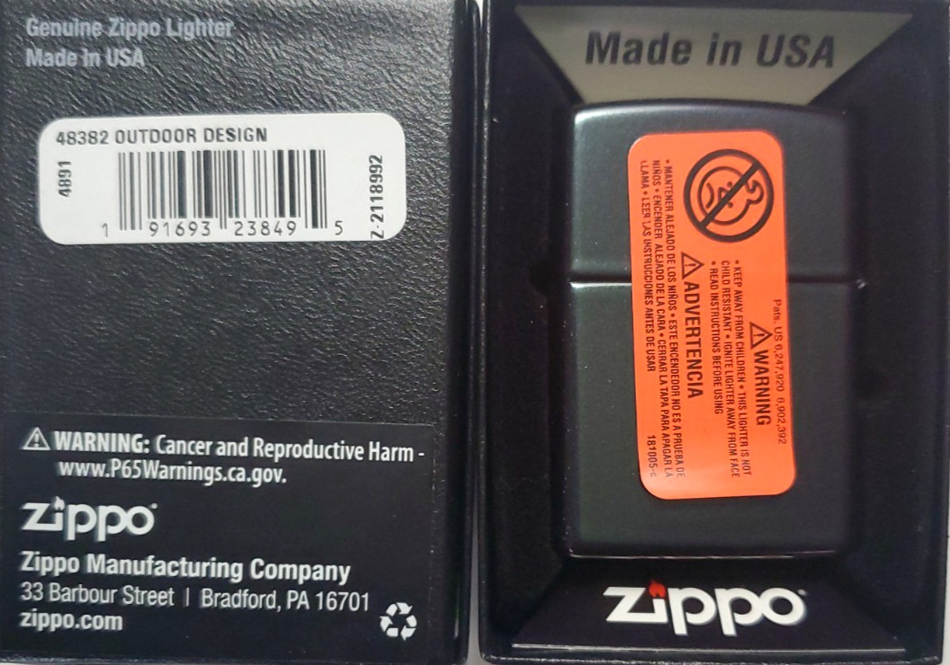 Zippo Lighter Outdoor Design 48382 #92