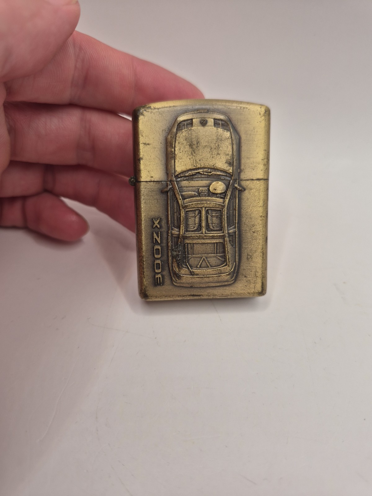 Vintage Zippo Nissan 300ZX Z32 Fairlady Z Lighter Brass Japanese Katakana JDM