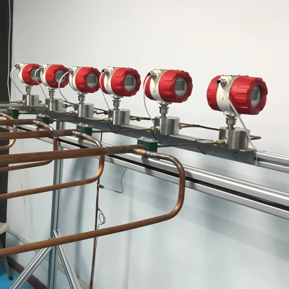 Circular Gear Flow Meter SS304 High Precision Maple Resin Honey Epoxy Resin Flow