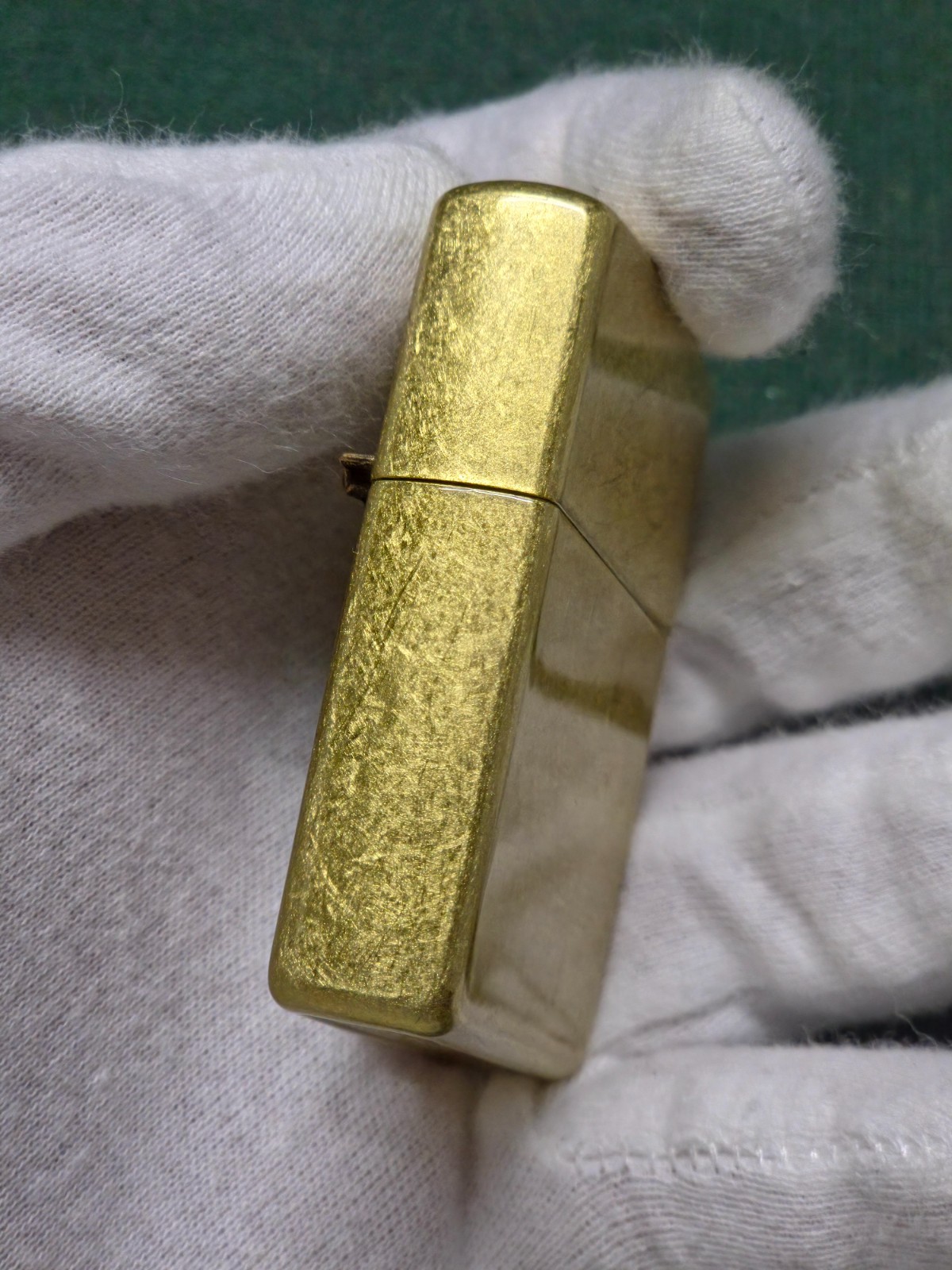 Custom Brass Zippo Case Stalker Gas Mask Warrior RPG Handcrafted Unique Ukraine