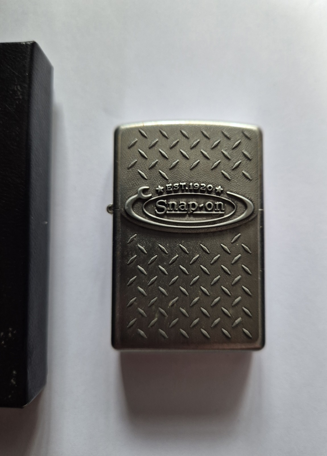 Zippo Snap-On Lighter Diamond Deck Design Boxed Collectible