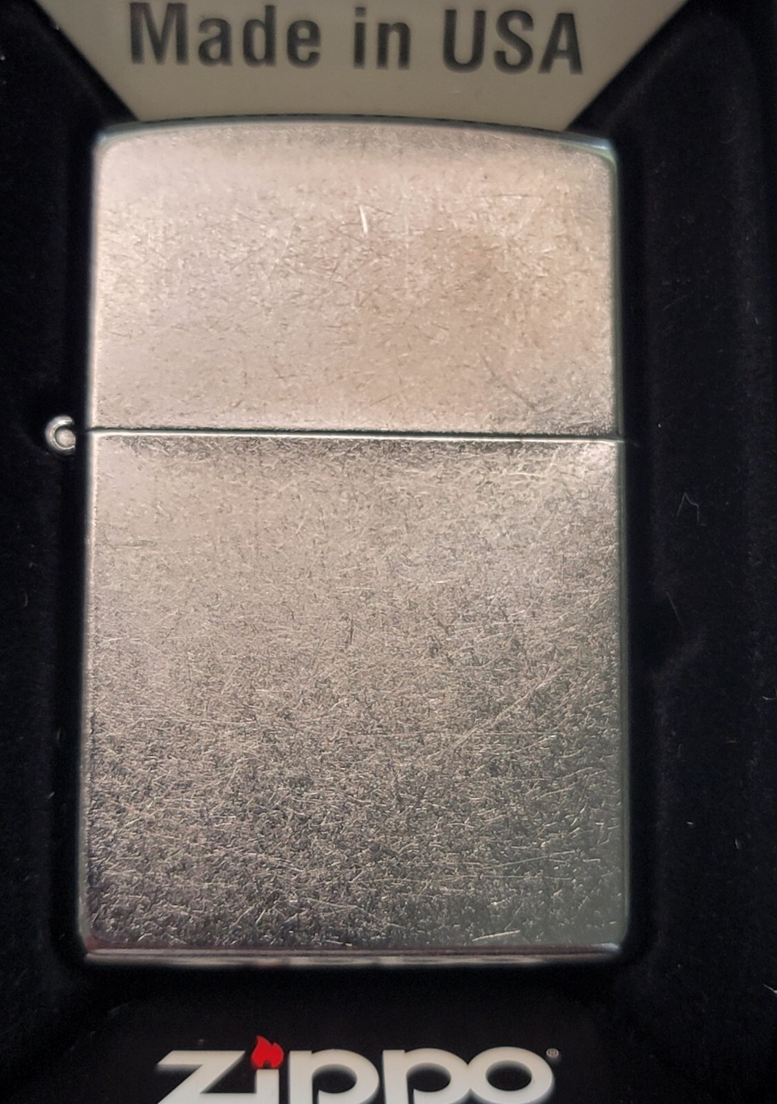 Brand New Zippo #207 Regular Street Chrome Lighter With Box Made In U.S.A.