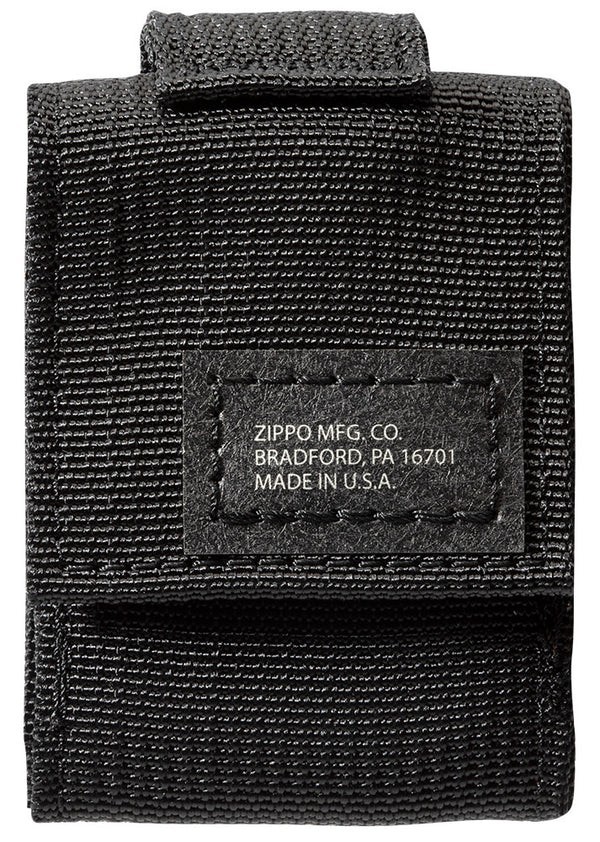Zippo Black Crackle Lighter & Tactical Pouch Gift Set – USA Made EDC Pocket Gear