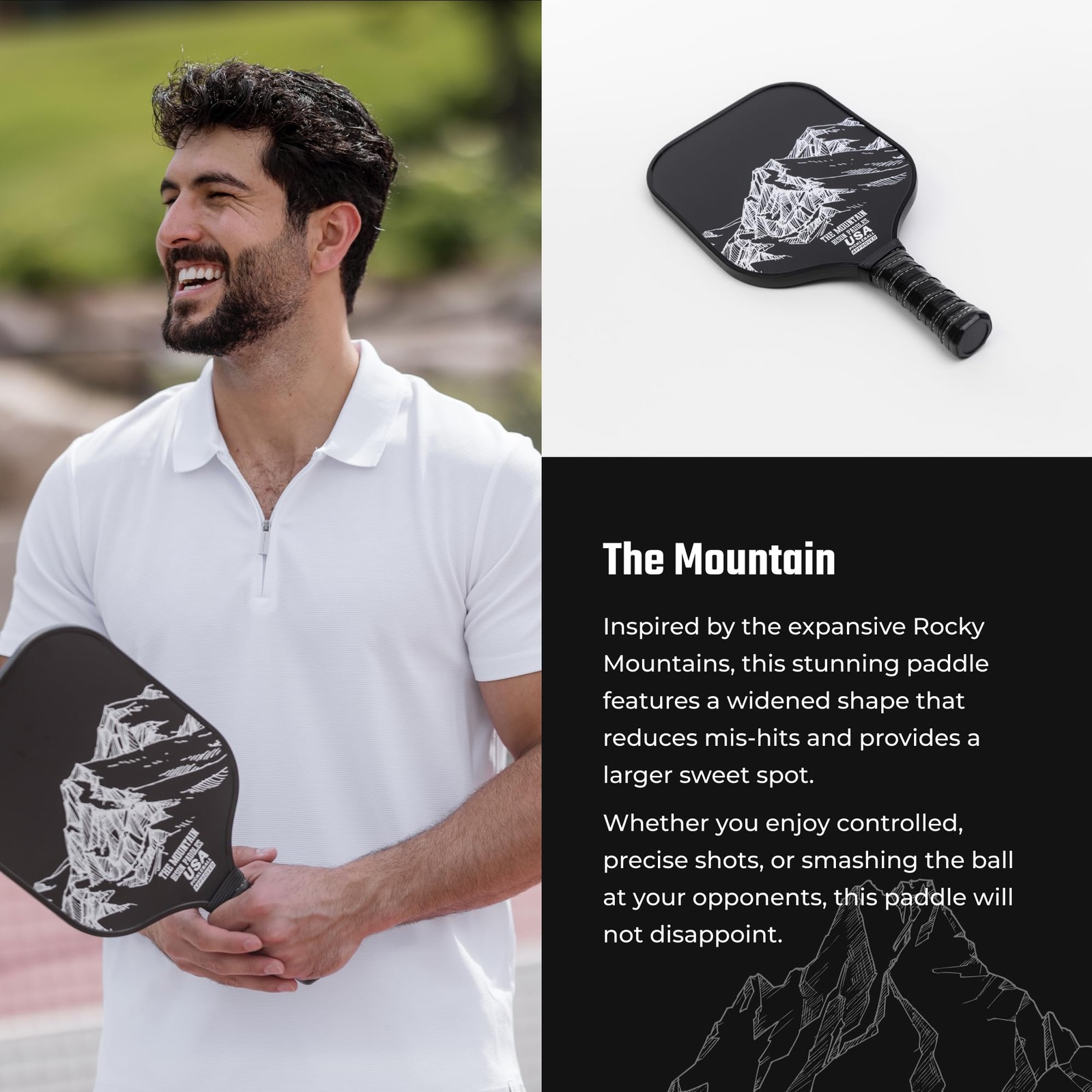 Bison Paddles Bison Carbon – Core Improves Pickle Ball