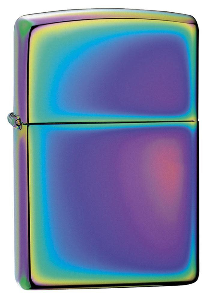 Zippo Multi Color Rainbow Shift Chrome Cigarette Lighter Collectible Collector