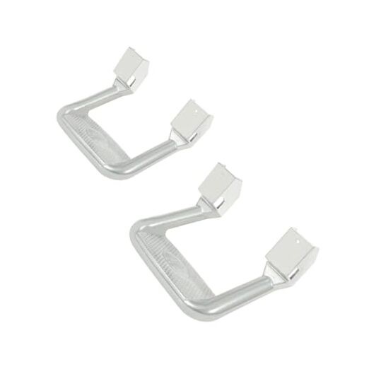 Side Step Nerf Bars Compatible with Chevy Chevrolet, Ford, Toyota, Silvery