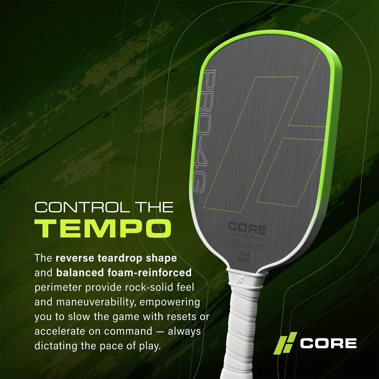Core Pickleball-Pro4Ggen4 – – Max Control – Raw