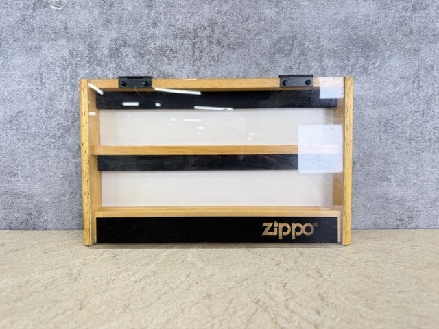 ZIPPO Zippo Case Approximately 32 4.5 20cm Sticker Plate Set Wooden Case Collect