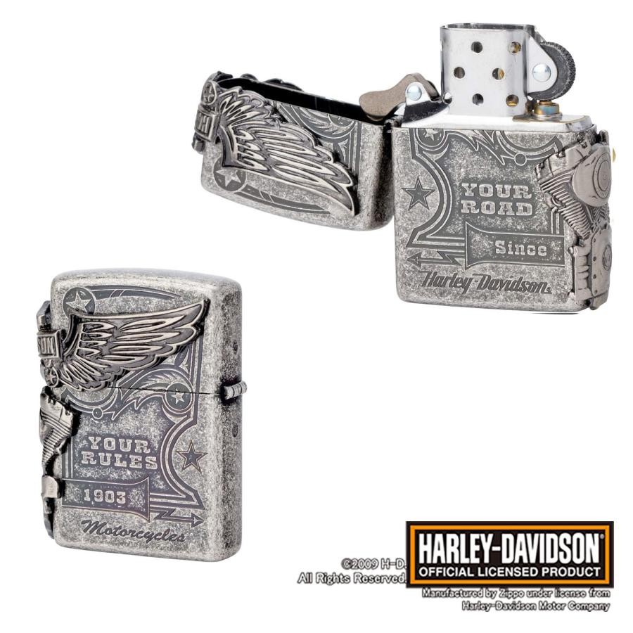ZIPPO Writer Harley-Davidson Japan Limited Barrel finish Silver HDP-28 New