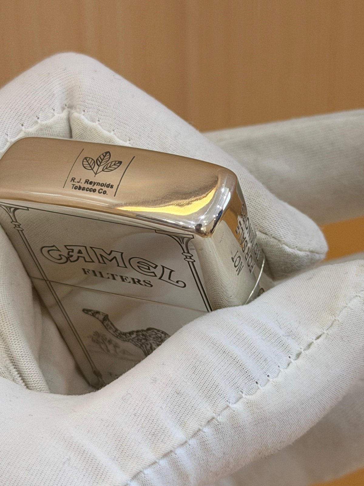 Zippo Lighter CAMEL BOX Silver + New Box