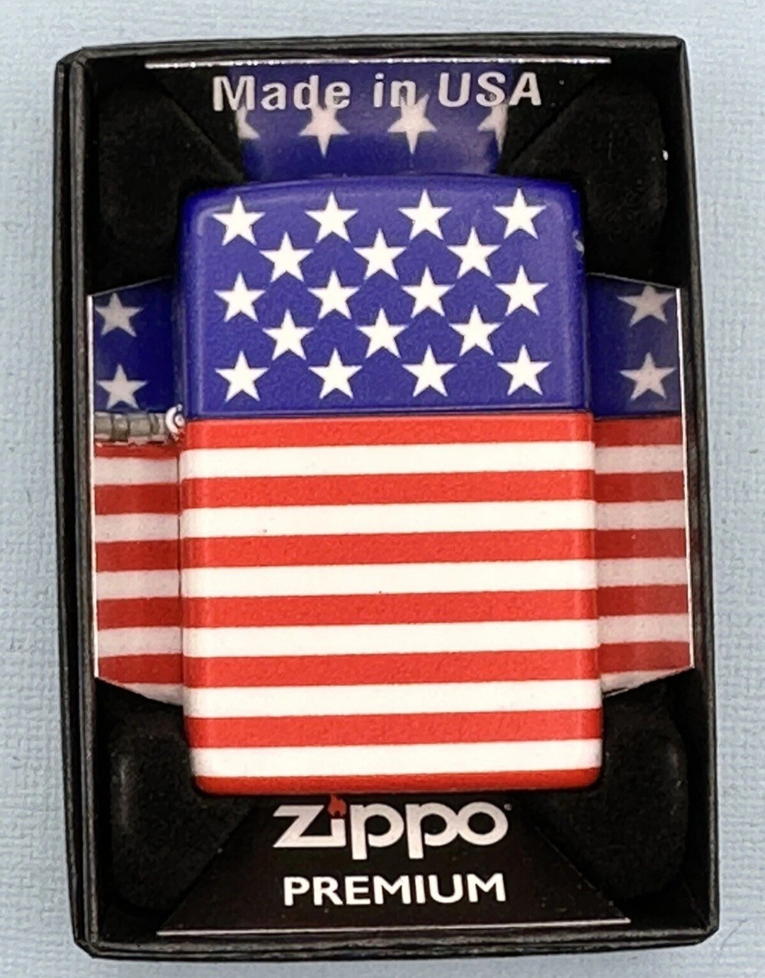 Stars & Stripes Flag 48700 Design 540 Color Double Sided Zippo Lighter NEW
