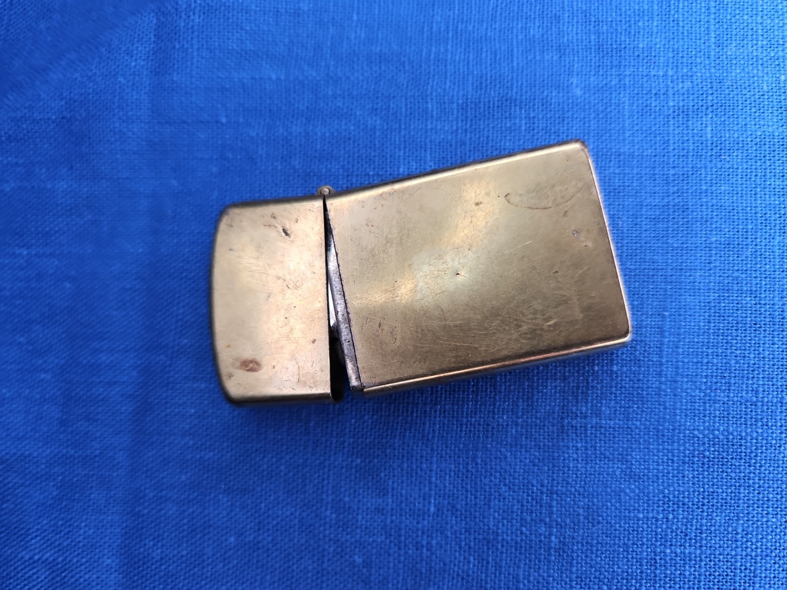 Vintage 10k Gold Filled Zippo Lighter SHRIVER GAS CONVERSIONS 1957/1950s Slim
