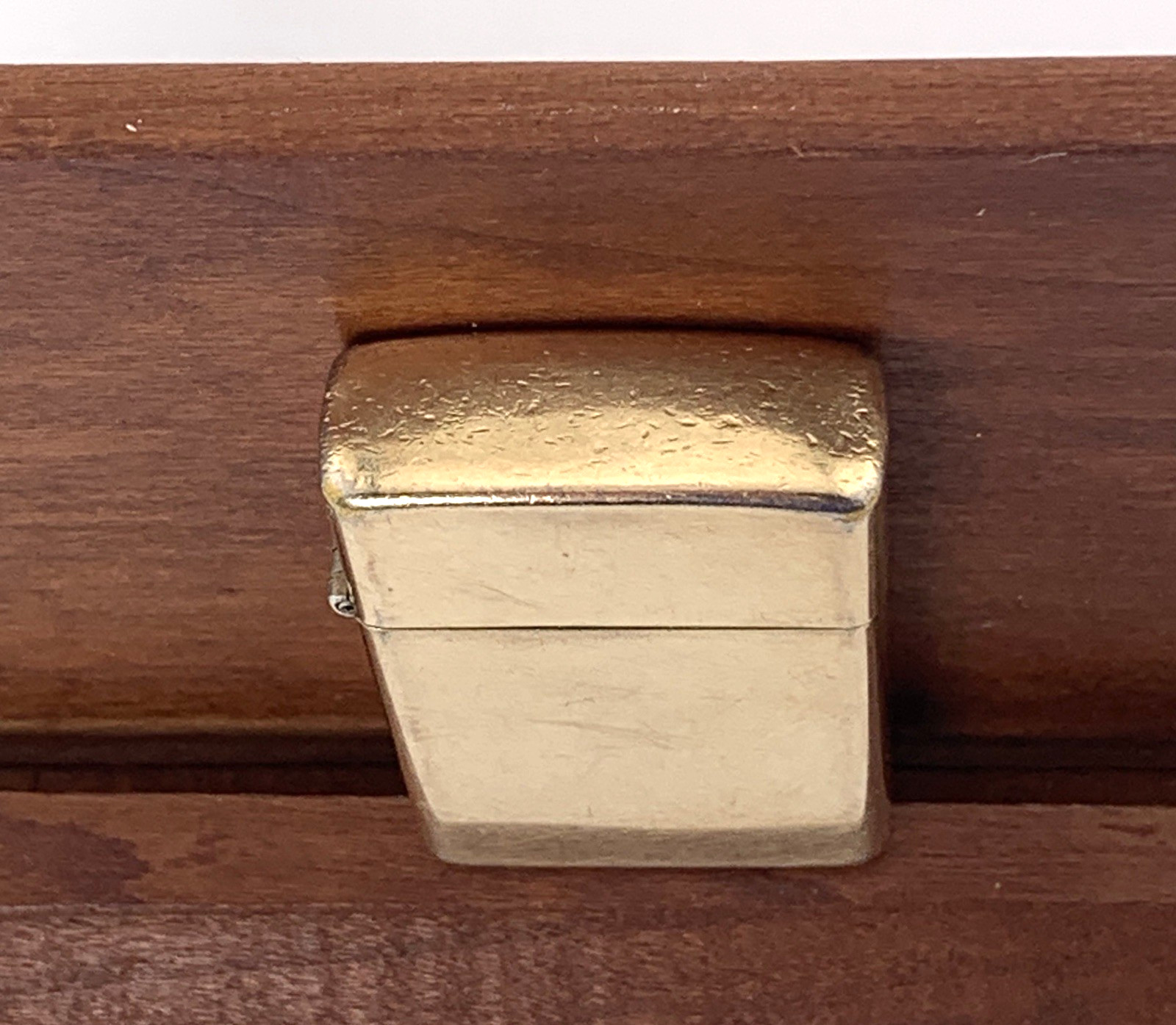 Vintage 1960’s Zippo Slim Lighter 10K Gold Filled Case With 1994 Insert