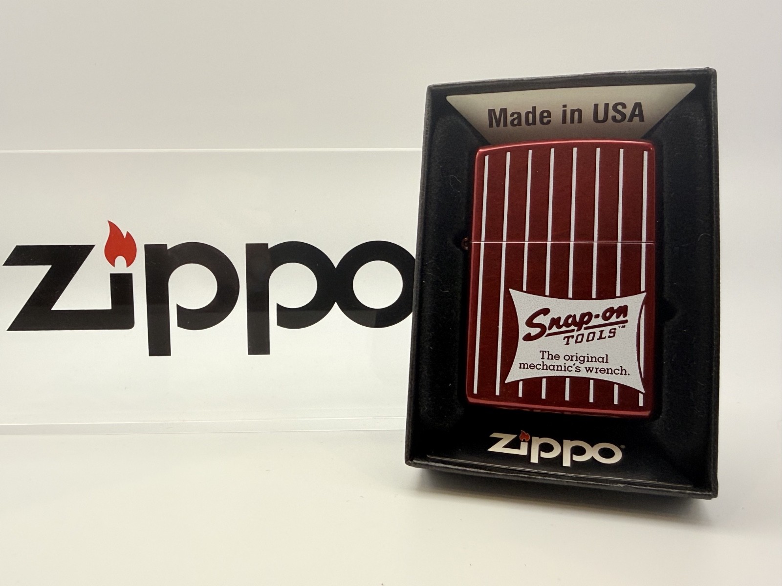 GENUINE ZIPPO LIGHTER SNAP ON TOOLS THE ORIGINAL MECHANIC’S WRENCH BOXED & NEW