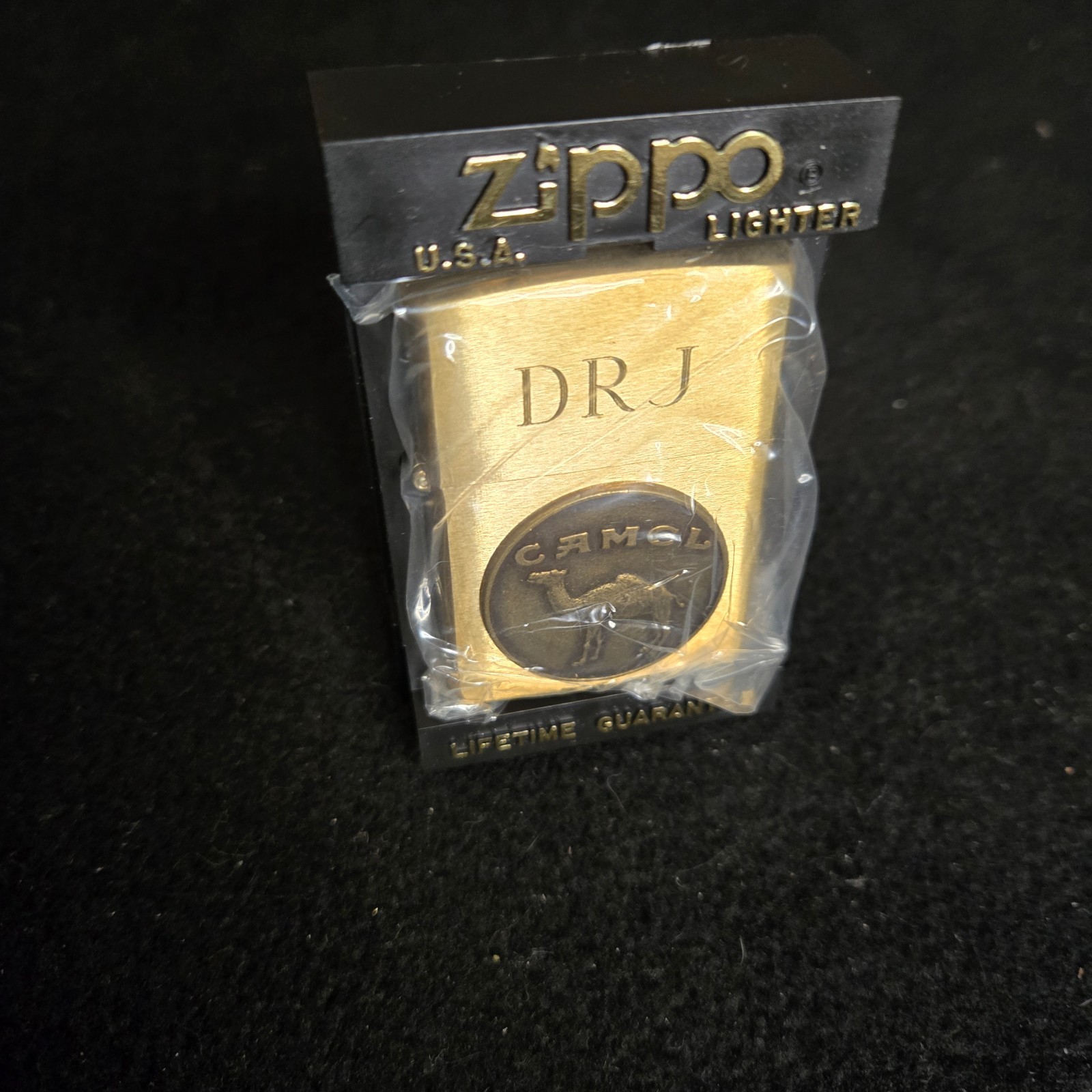 VINTAGE 1932-1992 CAMEL CIGARETTES MEDALLION SOLID BRASS ZIPPO LIGHTER NIB RARE