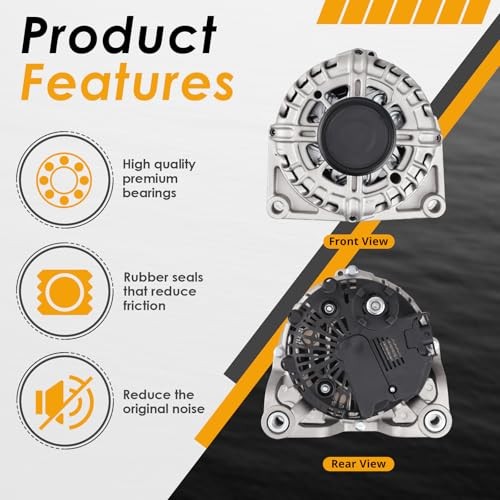 13573791 13577411 Alternator 12V 130A Compatible with 2013-2015