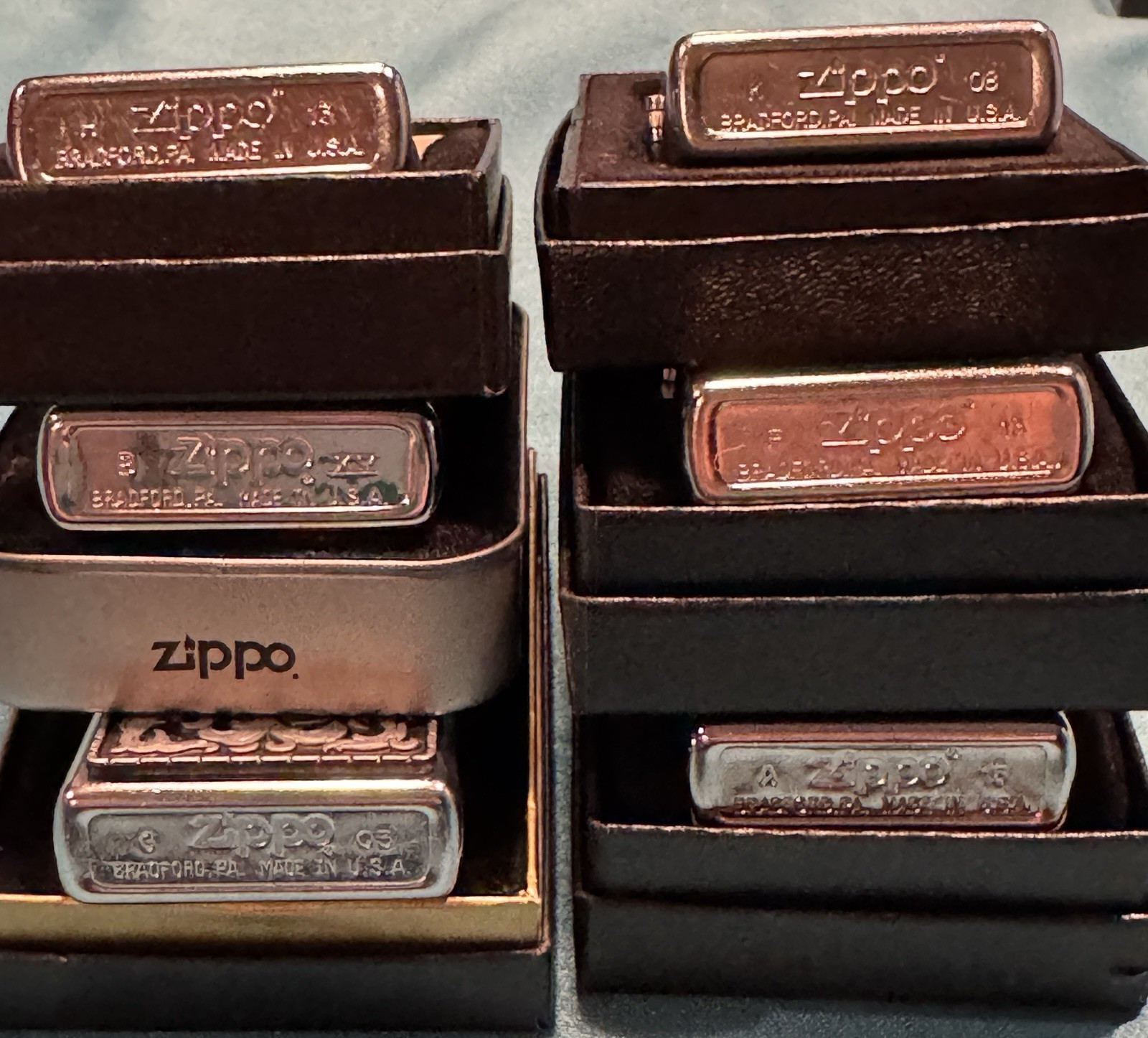 Zippo Lighter Collection Lot Of 45 – NOS Military Advertising Vintage 1950s-2018