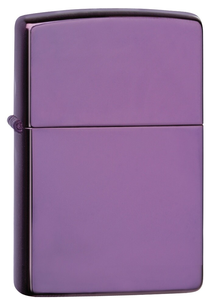 Zippo Classic High Polish Purple Windproof Pocket Lighter, 24747