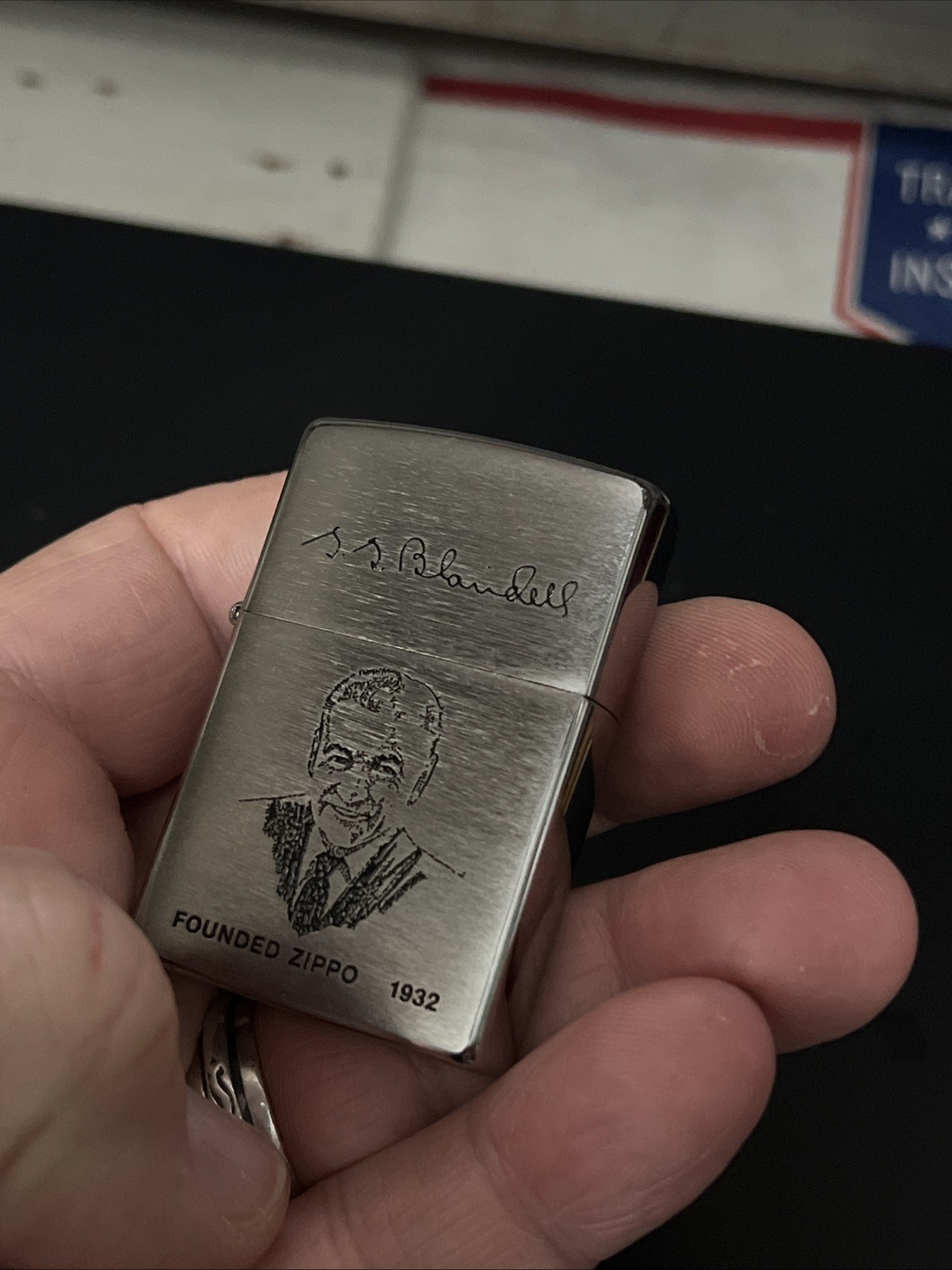 Zippo Lighter Sealed- GEORGE BLAISDELL – FOUNDED ZIPPO – Zippo Lighter 2015