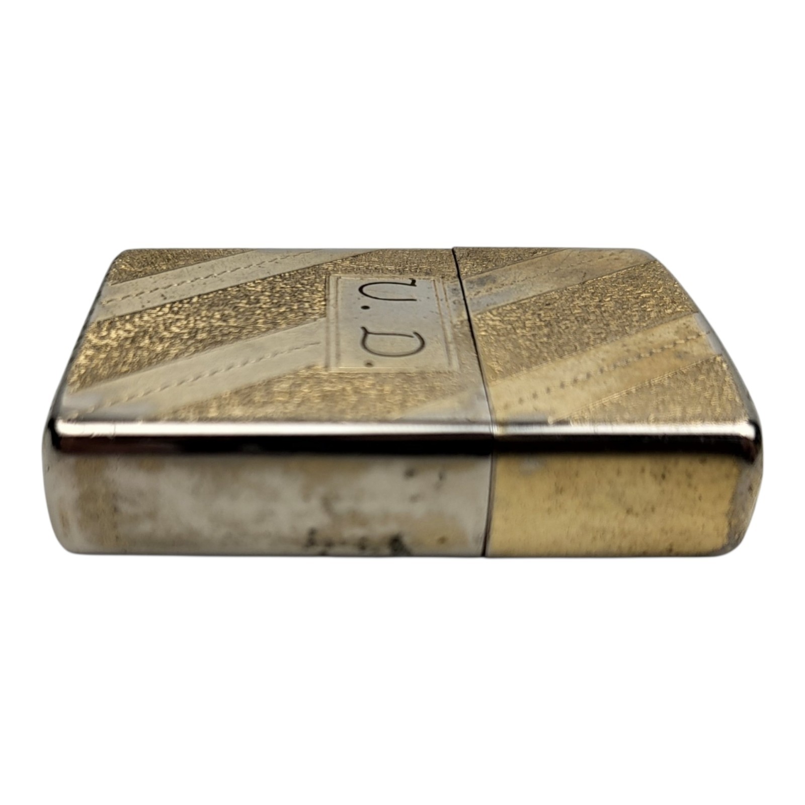 1976 Golden Full Size Lighter Vintage Needs Flint