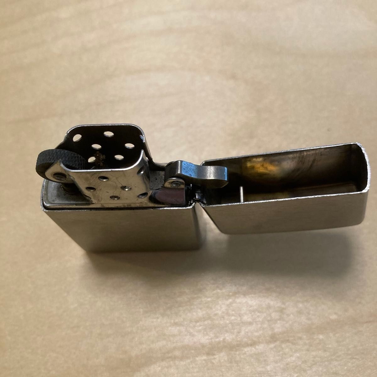 Zippo Oil Lighter, Silver