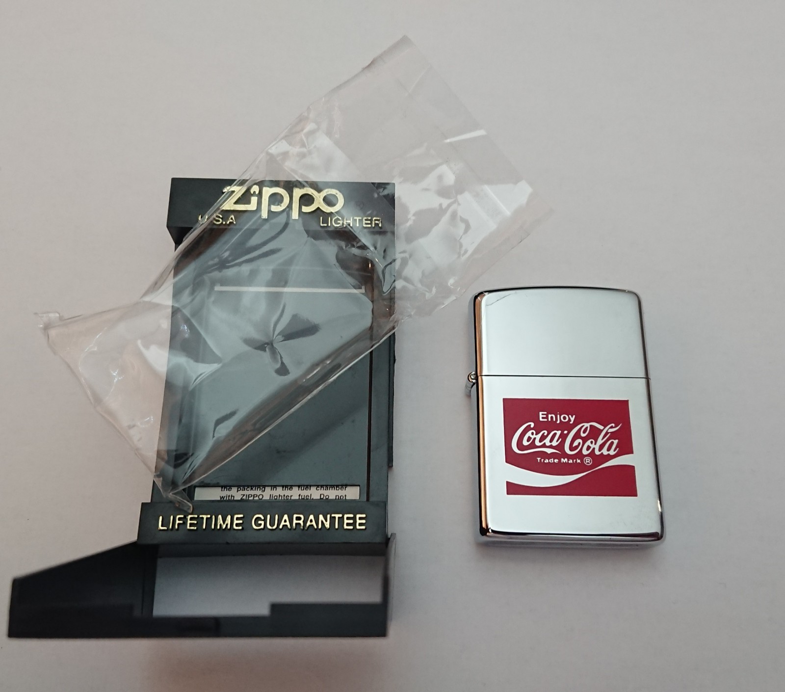 Coca Cola Zippo Lighter New Old Stock, c. 1990, Unstruck, Ultra Cool Vintage 90s