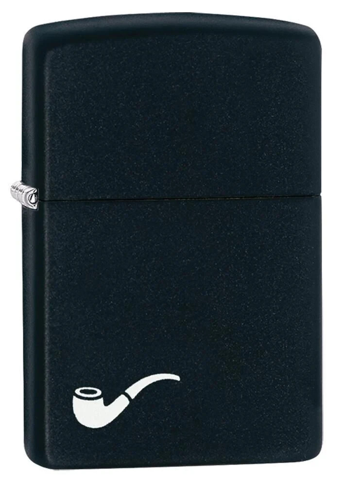 Zippo Lighter Pipe Black Matt Smokers Gift Windproof Lighter