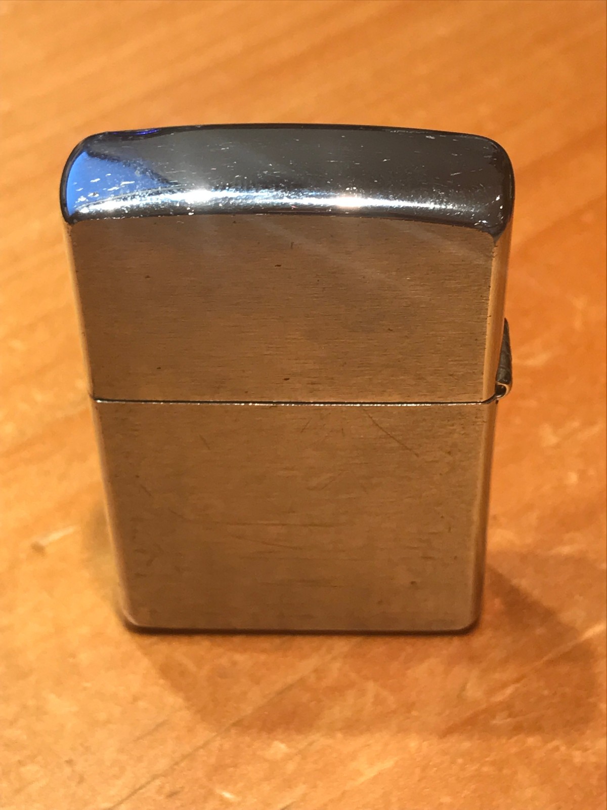 VINTAGE CLASSIC BRUSH CHROME PLAYBOY BLACK BUNNY LOGO ZIPPO LIGHTER