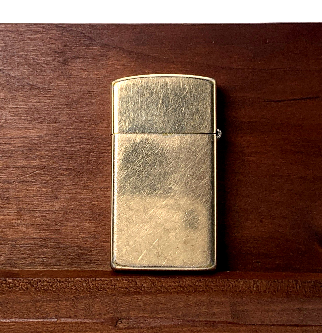 Vintage 1960’s Zippo Slim Lighter 10K Gold Filled Case With 1994 Insert