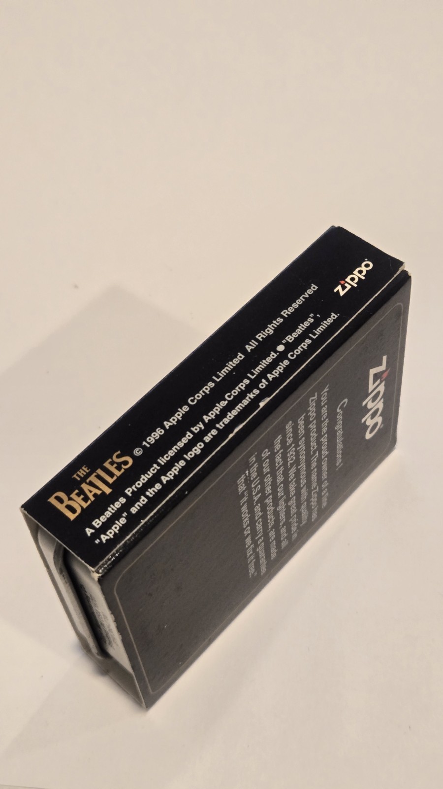 1997 BEATLES Music ABBEY ROAD LP Album Cover Vintage Zippo Lighter NEW Sealed