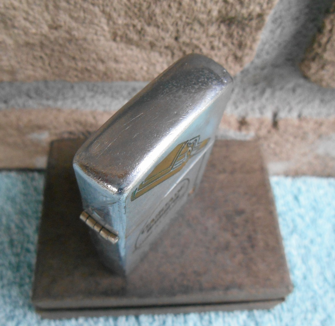VINTAGE ZIPPO 1958 PAT #2517191 CIGARETTE LIGHTER. CASCADE BOURBON