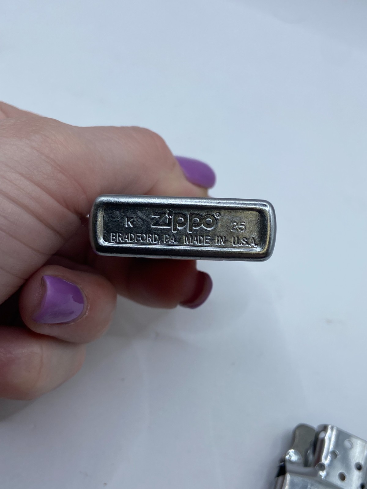 NEW Zippo Lighter Chrome USA w/ EXTRA INSERT