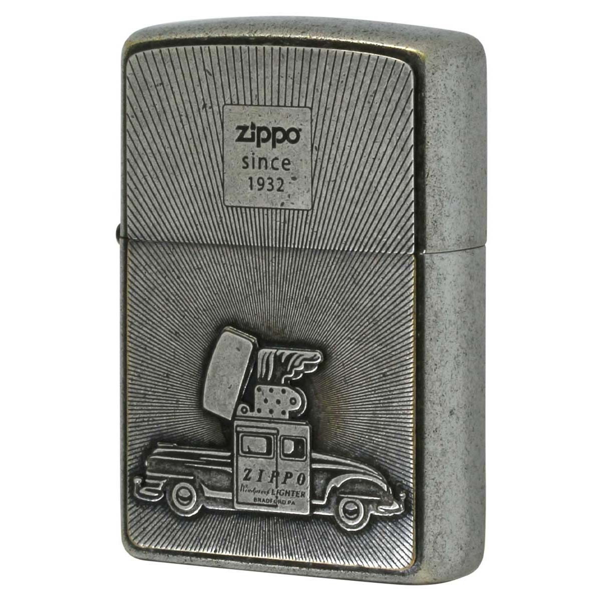 Zippo Lighter CASE ONLY Antique Style Classic Metal Zippo Car Present Gift