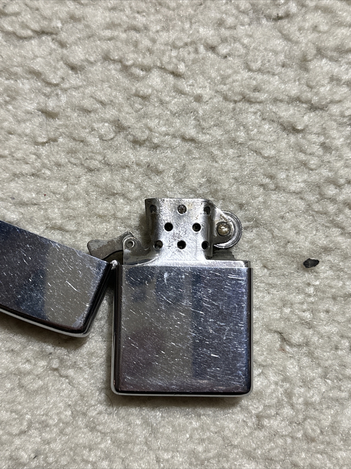 Lot of 2 Zippo Lighters 1-matt Black 1- high polished chrome
