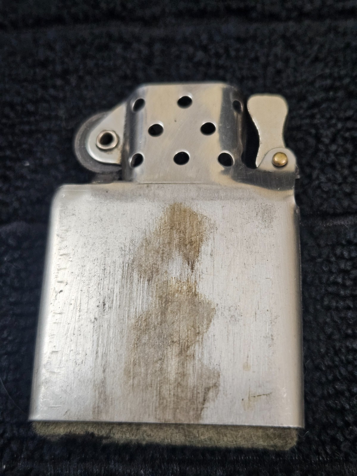 Vintage Patterson Leitch Co. Zippo – 1960 – brushed chrome – Used