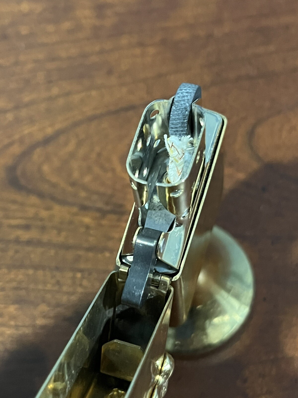Rare Zippo Desktop Lighter High Polish Gold Plated Formula One – Unfired