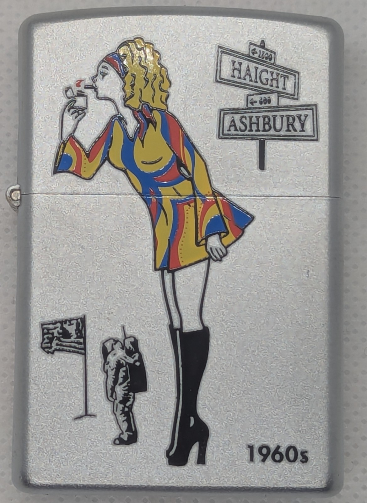 Zippo Windy in the 1960s Haight Ashbury Moon Landing Unfired
