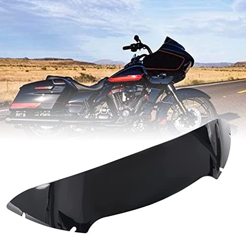 Black Windshield Windscreen Wind Splitter Compatible for 2015-2022 4.5″ Smoke