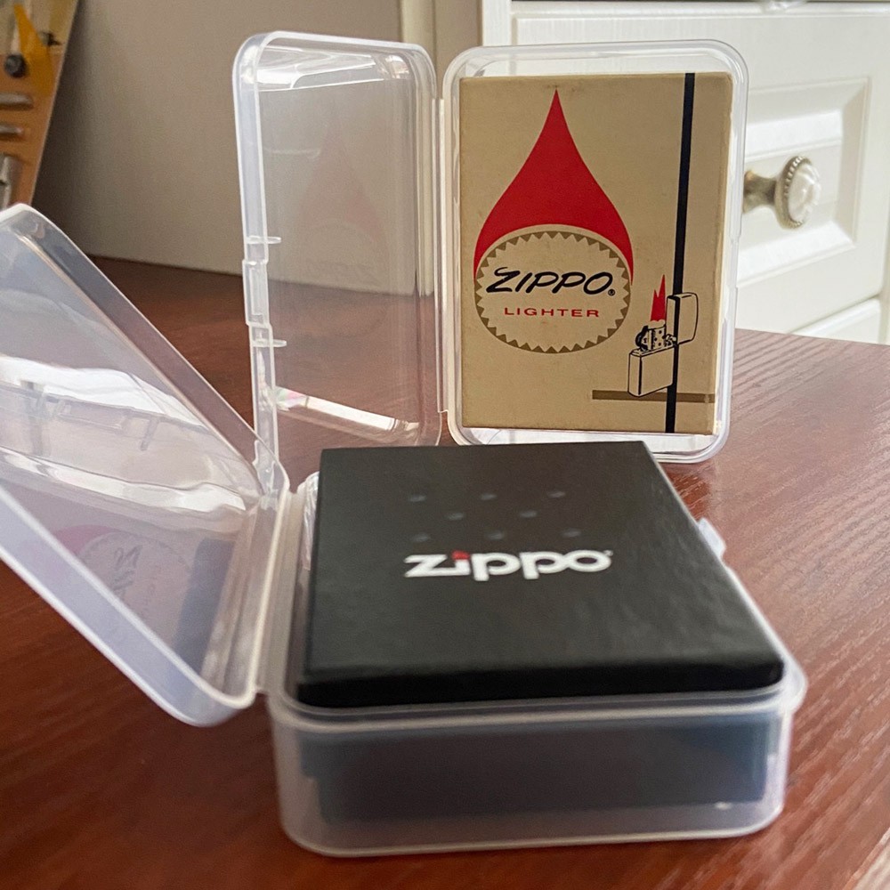 50pcs/ lot Plastic storage boxes for Zippo boxes collection protection
