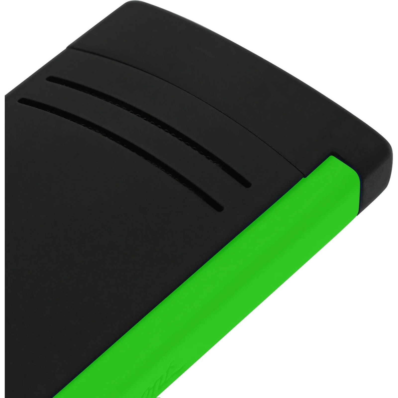 S.T. Dupont Lighter Maxijet Matte Black Lacquer and Fluo Green Trigger 20172