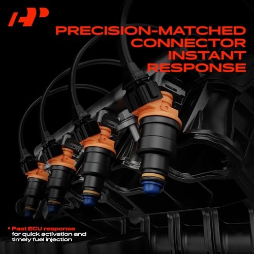 Fuel Injectors Compatible with Ford Mustang 1999 V8 4.6L, 2000 V8 5.4L &