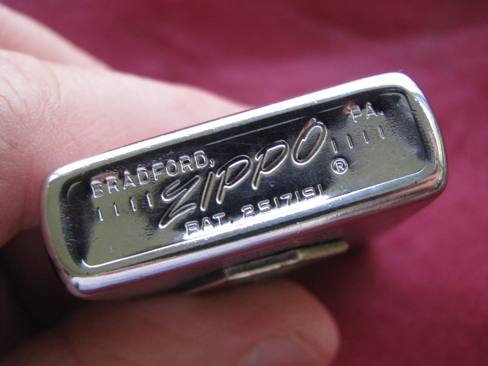 Vintage Zippo Lighter 1966 Advertising The Chase Manhattan Bank, N.A.