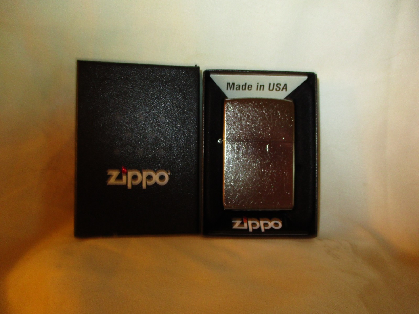 Zippo High Polish Chrome Lighter Marlboro gear