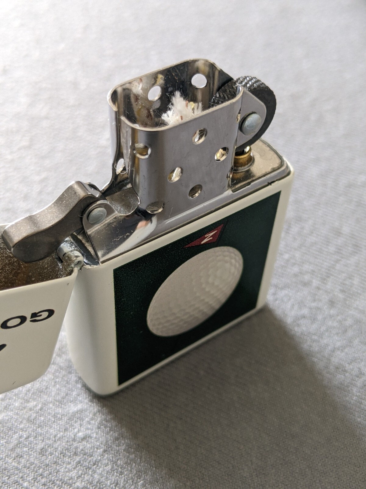 2012 GOLF BALLS DESIGN WHITE MATTE ZIPPO LIGHTER MIB RARE – #5 OF 30!