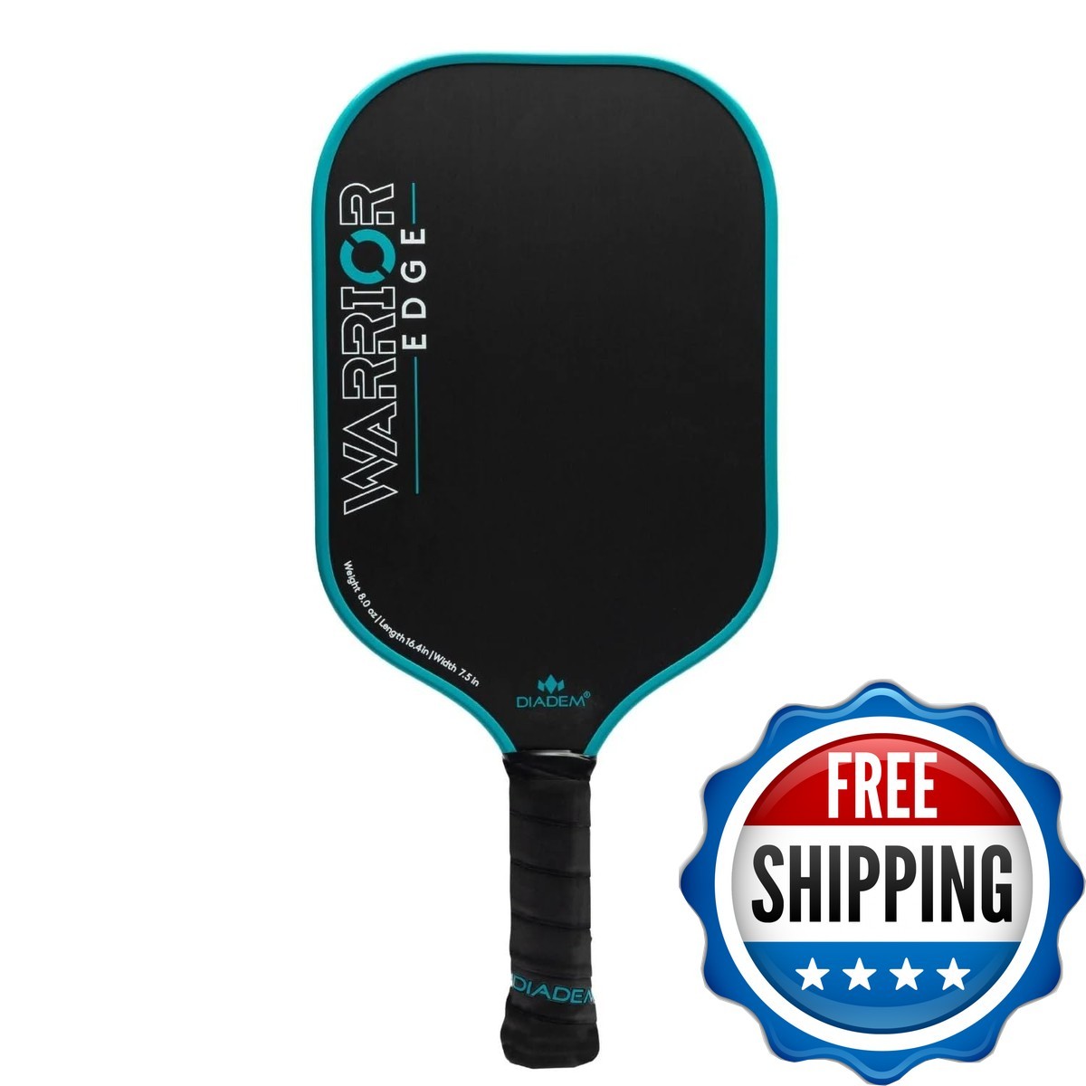 Diadem Sports Diadem Warrior Edge Pickleball Carbon Face For Max Spin 16Mm Aero