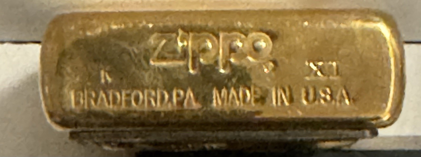1995 Solid Brass CROCODILE Zippo Lighter Barrett Smythe Unfired Rare