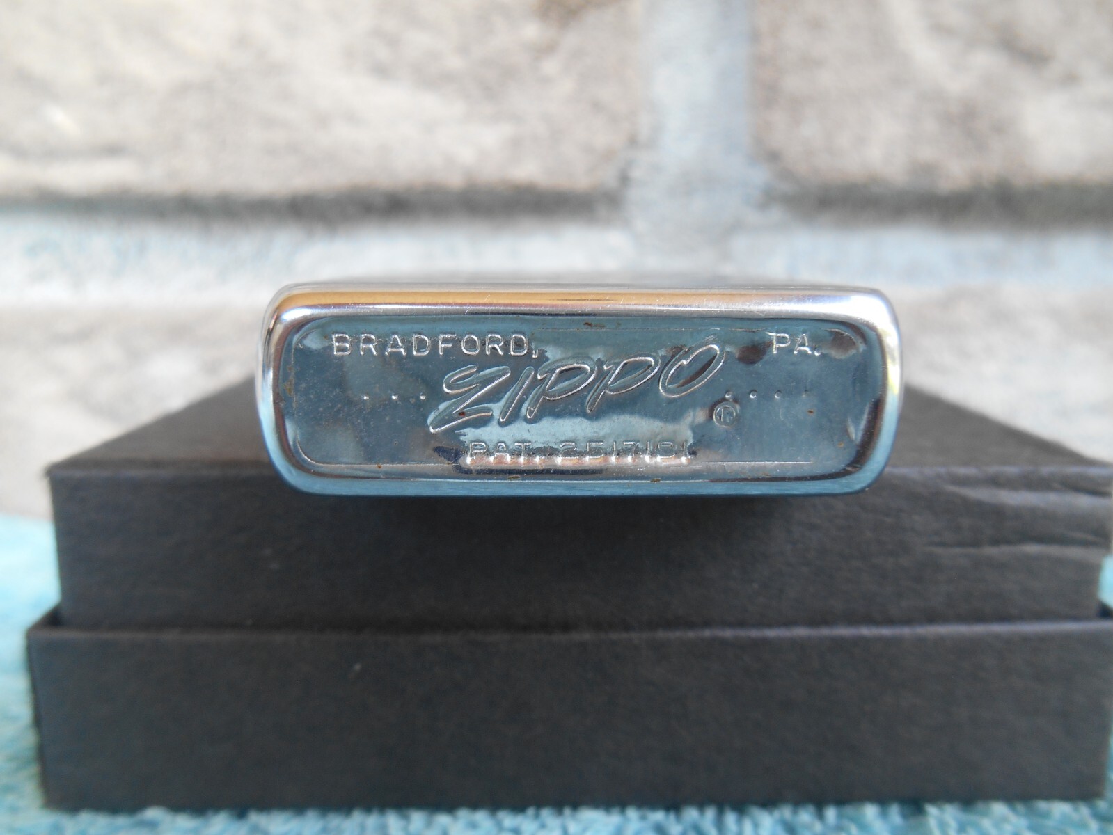 NEVER FIRED! ZIPPO 1959 PAT# 2517191 N.A.A 1959-60 National Aviation ACADEMY